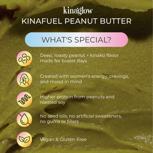 KINAGLOW Kinako-powered nut butters